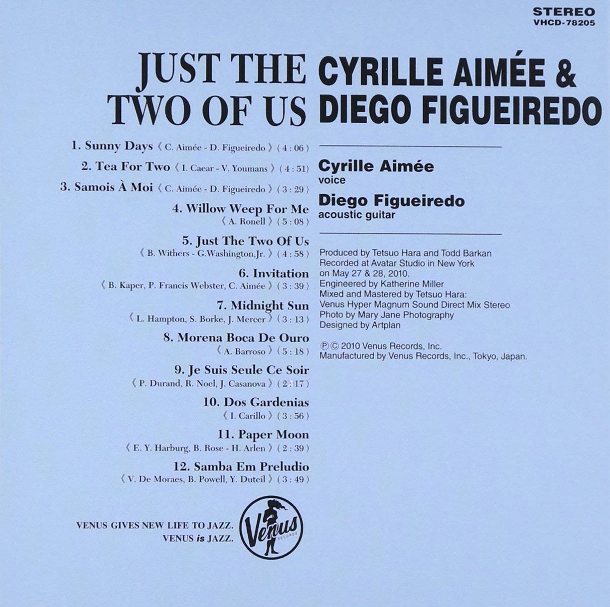 Cyrille Aimee & Diego Figueiredo (시릴 에매 & 디에고 피게이레도) - Just The Two Of Us