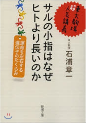 サルの小指はなぜヒトより長いのか 運命を左右する遺傳子のたくらみ