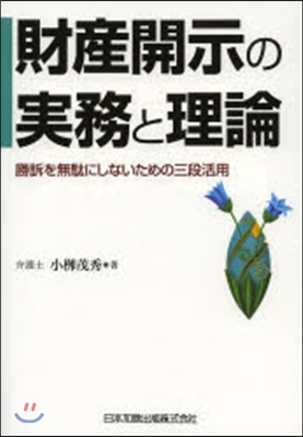 財産開示の實務と理論 勝訴を無馱にしない