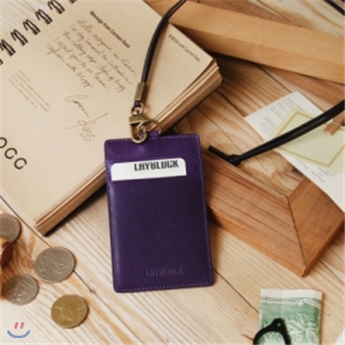 ID Card Pocket _ Purple