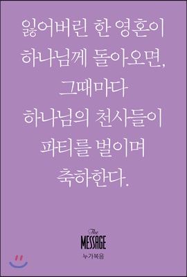 메시지 누가복음 (미니북)