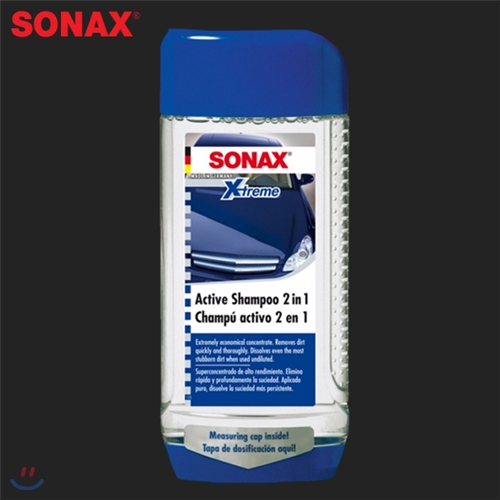 소낙스 익스트림 액티브 샴푸 2in1-500ml/29/SONAX/자동차용품/차량용/세차용품/카샴푸/세정제