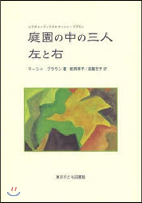 庭園の中の三人 左と右