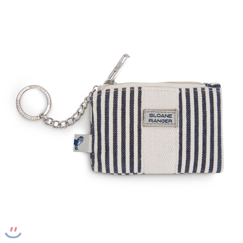 [Sloane Ranger] Coin purse 동전 카드 지갑-Denim Stripe