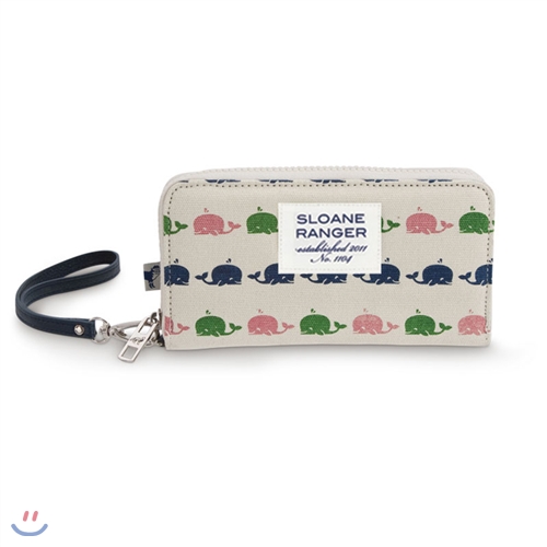 [Sloane Ranger] Smartphone wallet 스마트폰지갑 -Whale