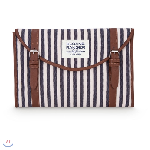 [Sloane Ranger] Oversized Clutch 클러치백 - Denim Stripe