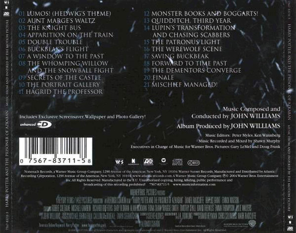 해리포터와 아즈카반의 죄수 영화음악 (Harry Potter and Prisoner of Azkaban OST)