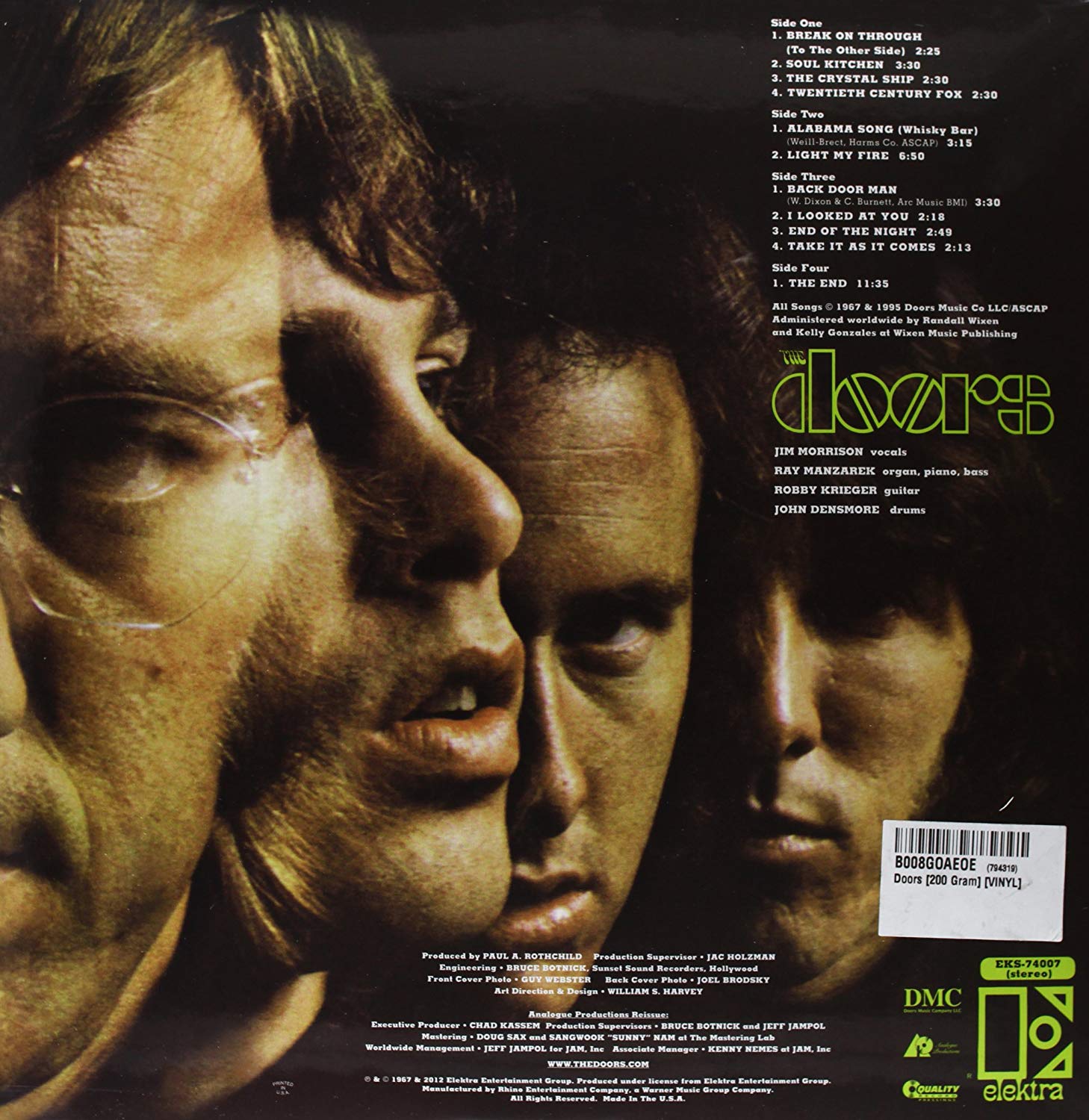 The Doors (도어즈) - 1집 The Doors [2LP]