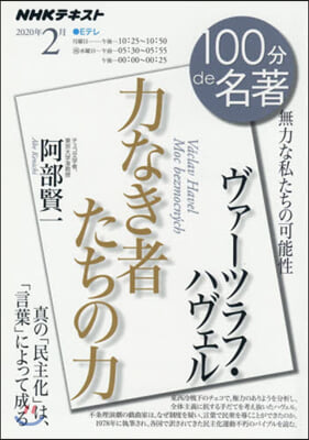 ヴァ-ツラフ.ハヴェル 力なき者たちの力 2020年2月 