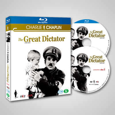[블루레이] 찰리채플린 SE(스페셜 에디션) - 위대한 독재자 (+ 부가영상 DVD)