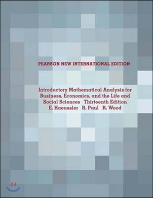 Introductory Mathematical Analysis for Business, Economics, and the Life and Social Sciences: Pearson New International Edition (Paperback, 13 ed)