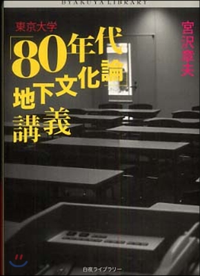 東京大學「80年代地下文化論」講義