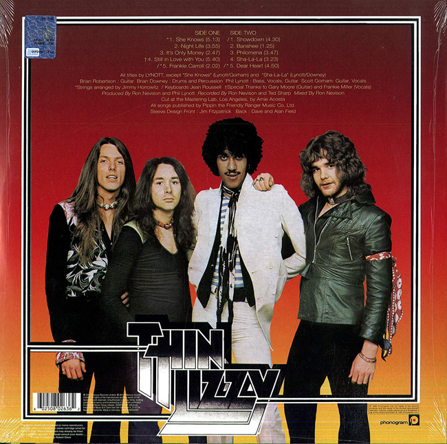 Thin Lizzy (씬 리지) - Nightlife [LP]