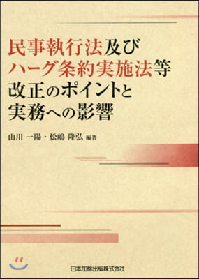 民事執行法及びハ-グ條約實施法等改正のポ