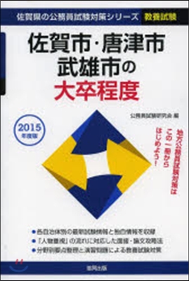 ’15 佐賀市.唐津市.武雄市の大卒程度