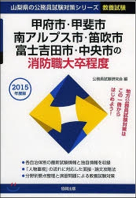 ’15 甲府市.甲斐市.南ア 消防職大卒