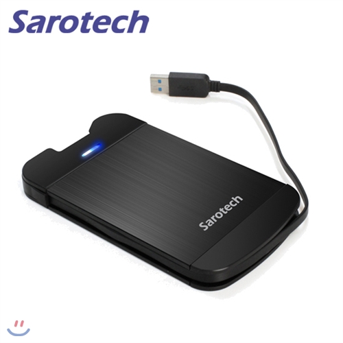 새로텍 휴대용 외장하드 SD-29U3-6G / 1TB (7200RPM) SATA HDD (USB3.0 / 케이블 일체형 / UASP / 알루미늄 / 2.5 HDD/SSD 전용 /