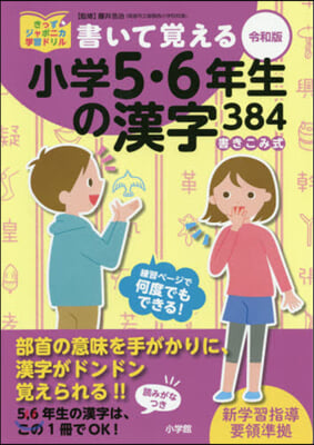 書いて覺える小學5.6年生の漢字384 令和版