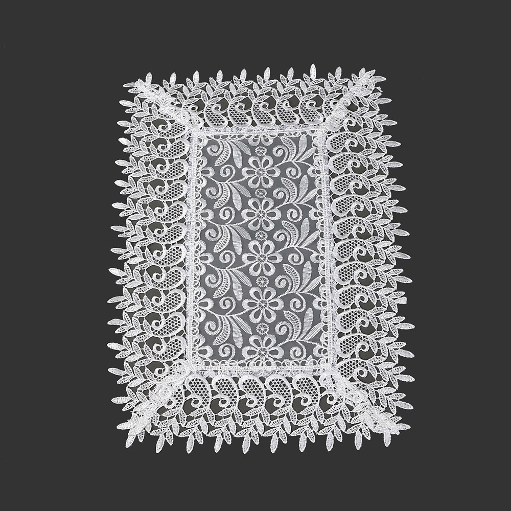아벨리 레이스 테이블 매트 / 1인용 화이트 식탁매트