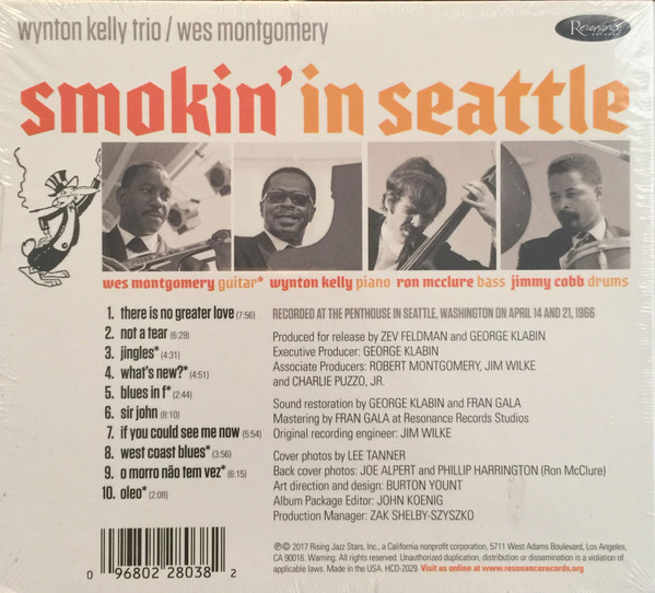 Wes Montgomery & Wynton Kelly (웨스 몽고메리 & 윈튼 켈리) - Smokin' in Seattle