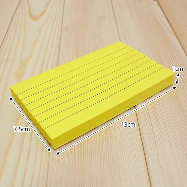 100매 라인 접착메모지/문구점판매용 메모지 메모장