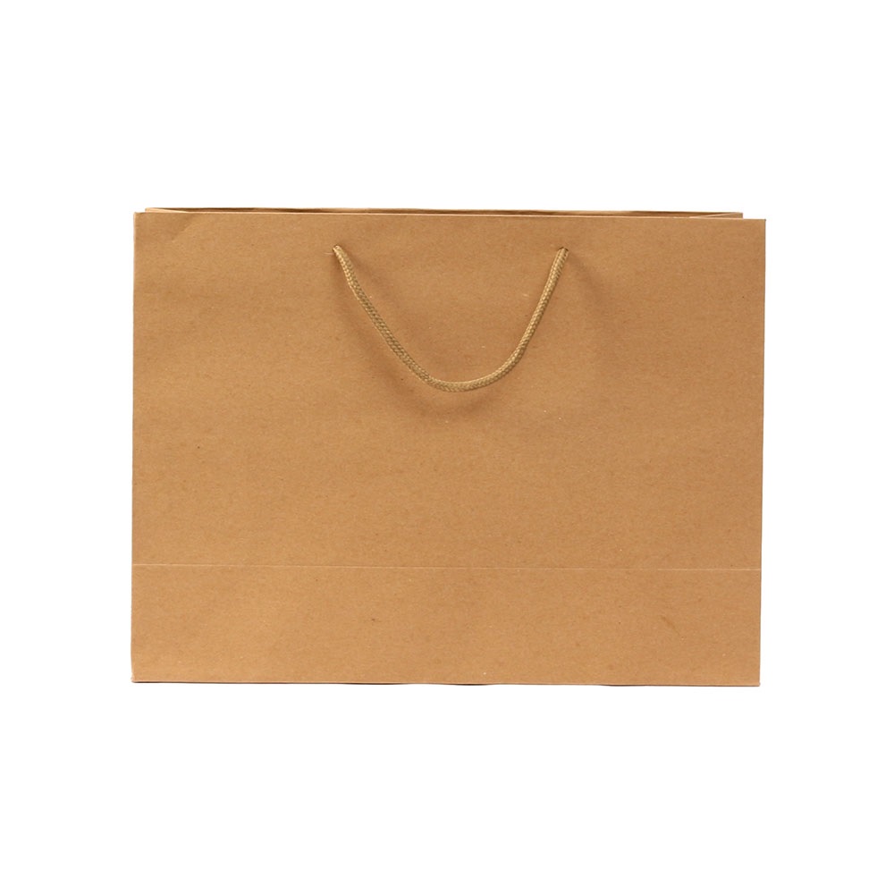 무지 가로형 쇼핑백(브라운)(24x17cm)/종이쇼핑백