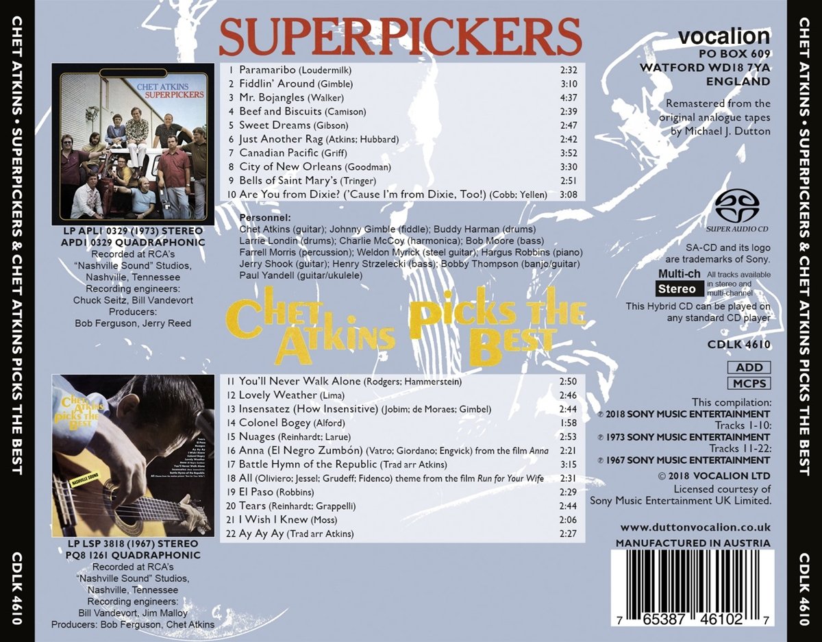 Chet Atkins (챗 애킨스) - Superpickers & Chet Atkins Picks the Best