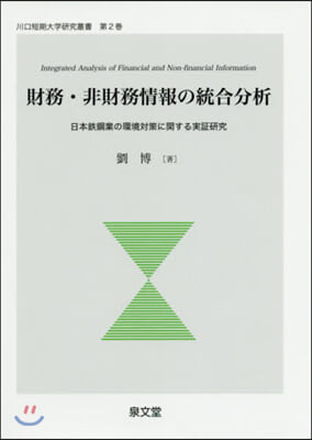 財務.非財務情報の總合分析 日本鐵鋼業の