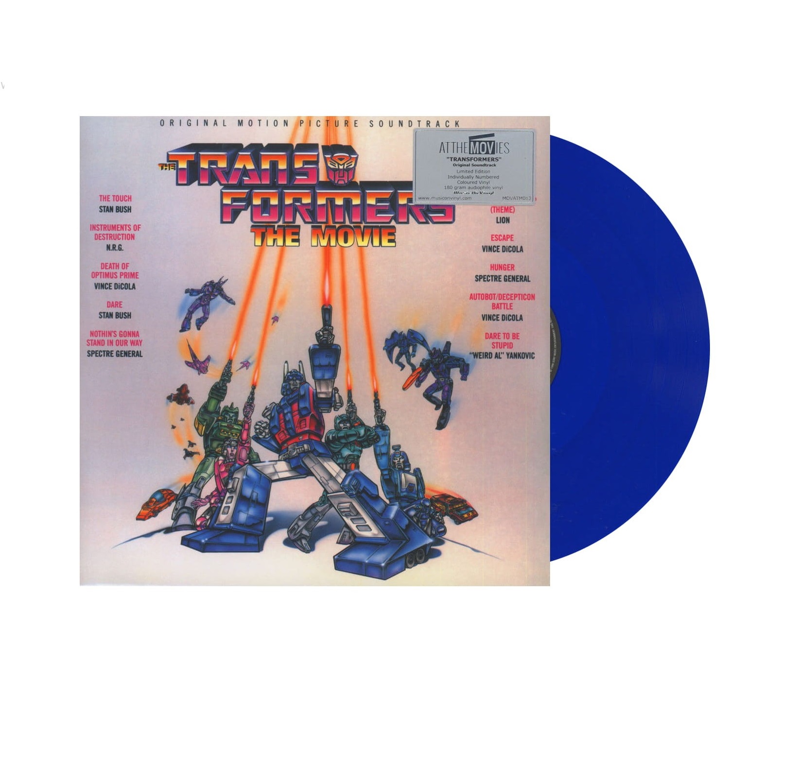 애니메이션 트랜스포머: 더 무비 영화음악 (Transformers: The Movie OST) [투명 블루 컬러 LP]