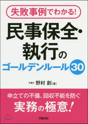 民事保全.執行のゴ-ルデンル-ル30