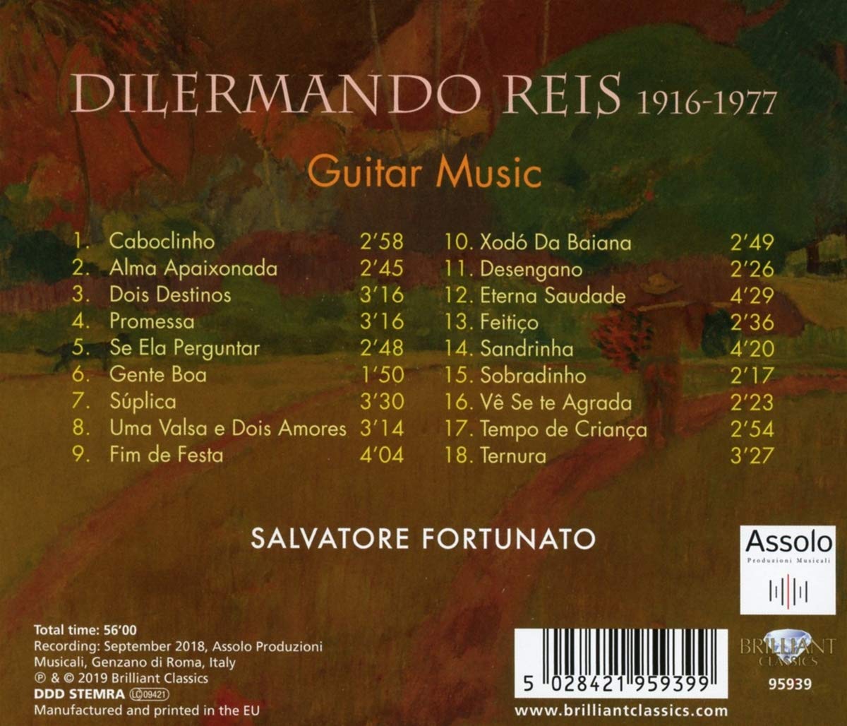 Salvatore Fortunato 딜레르만도 헤이스: 기타 독주곡집 (Dilermando Reis: Guitar Music)