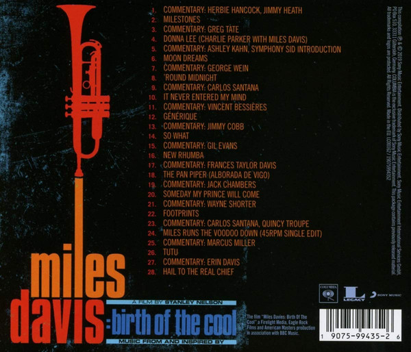 Miles Davis (마일즈 데이비스) - Music From And Inspired By Birth Of The Cool, A Film By Stanley Nelson