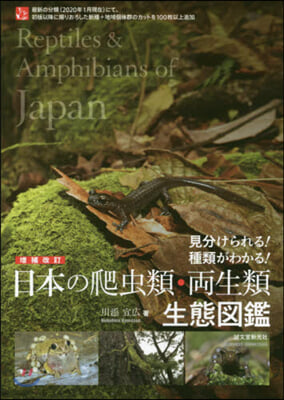 日本の爬蟲類.兩生類生態圖鑑 增補改訂