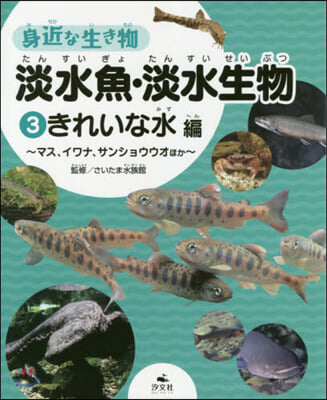 身近な生き物 淡水魚.淡水生物(3)きれいな水編  