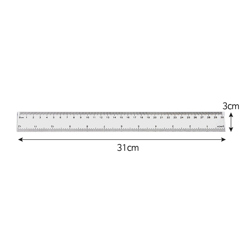 문구방 사무용 30cm자/학원 학교 인쇄판촉용 30cm자