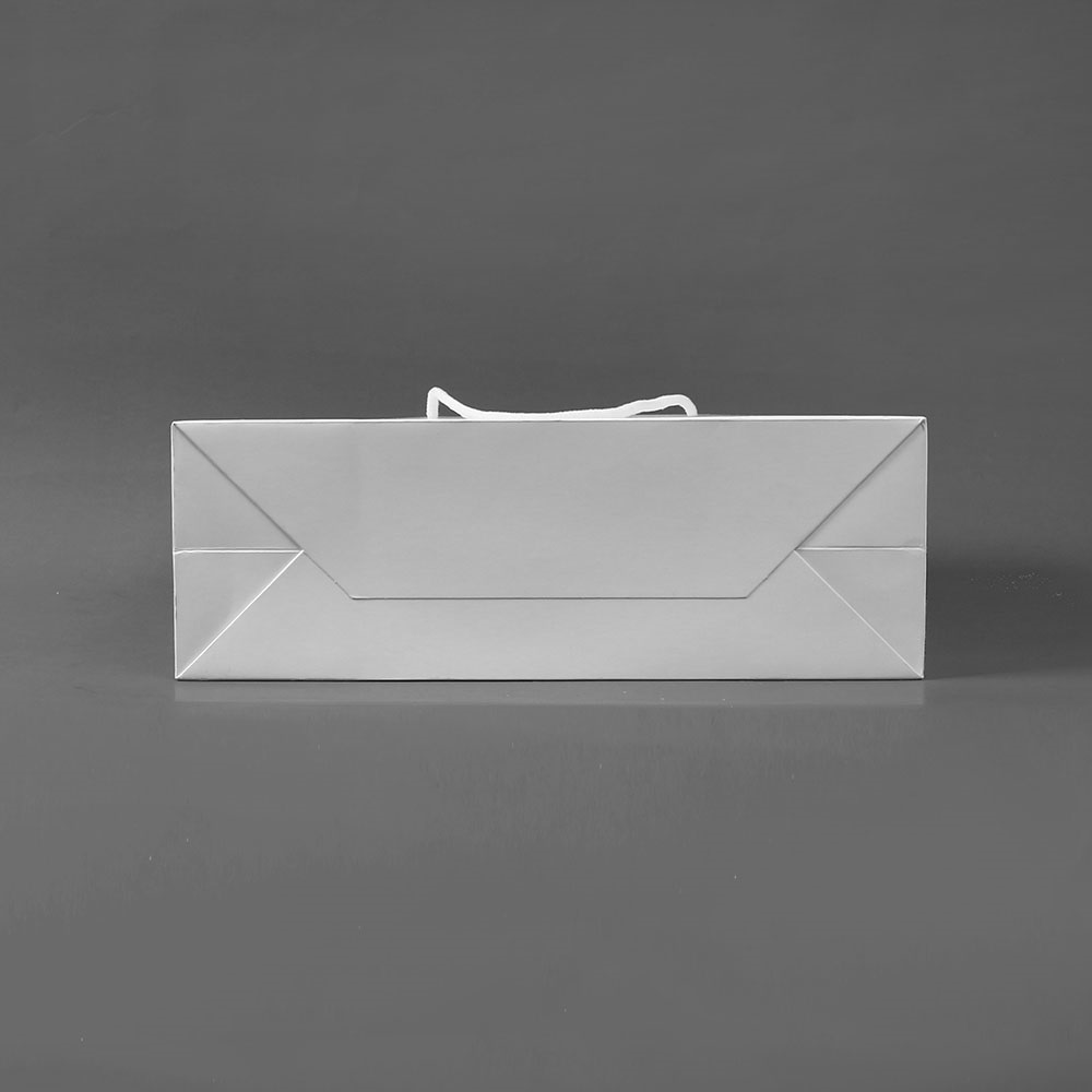 무지 가로형 쇼핑백(화이트)(43x32cm)/종이쇼핑백