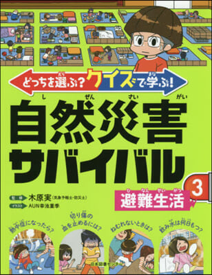 どっちを選ぶ? クイズで學ぶ! 自然災害サバイバル(3)避難生活