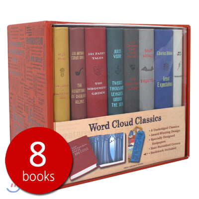 Word Cloud Classic 8 Books Box Set (Hardcover, Leather)