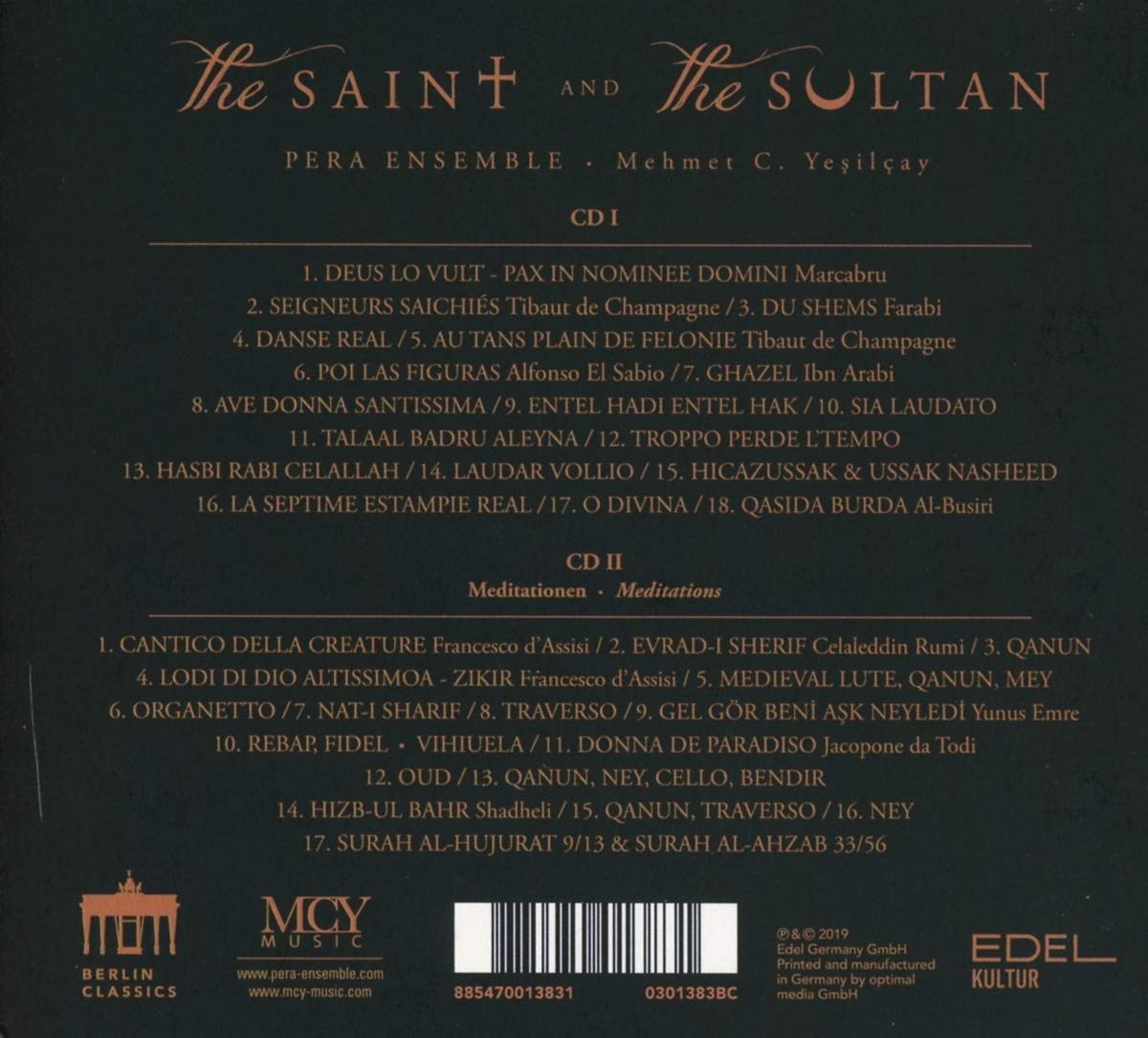 Cemal Mehmet Yesilcay 성인과 술탄 - 13세기 유럽과 중근동의 음악들 (1219 - The Saint and the Sultan)