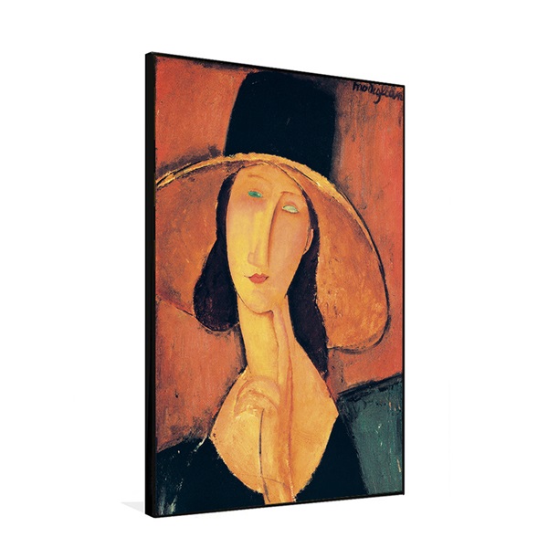 [The Bella] 모딜리아니 - 큰 모자를 쓴 잔 에뷔테른 Portrait of Jeanne Hebuterrne in a Large Hat