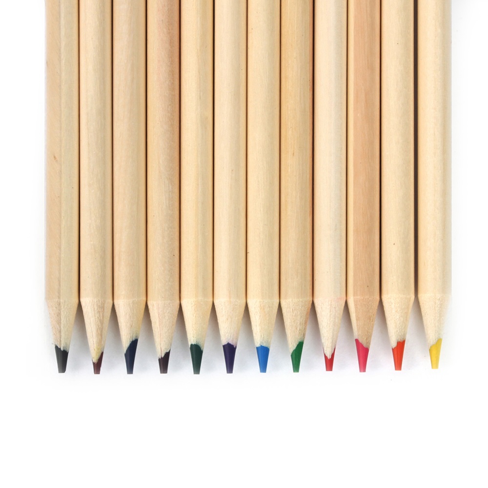 짱구 12색 원목 색연필세트/ 컬러링색연필