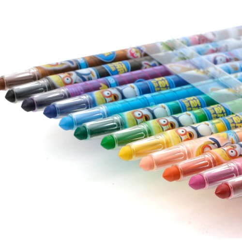 12색 뽀로로 샤프식 색연필/미술학원판촉용 어린이