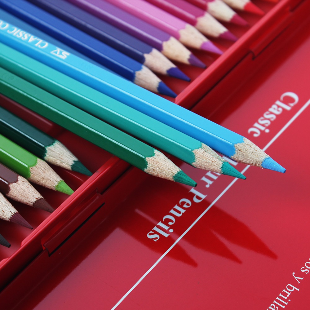 파버카스텔 24색 색연필/ 틴케이스 수채 색연필세트