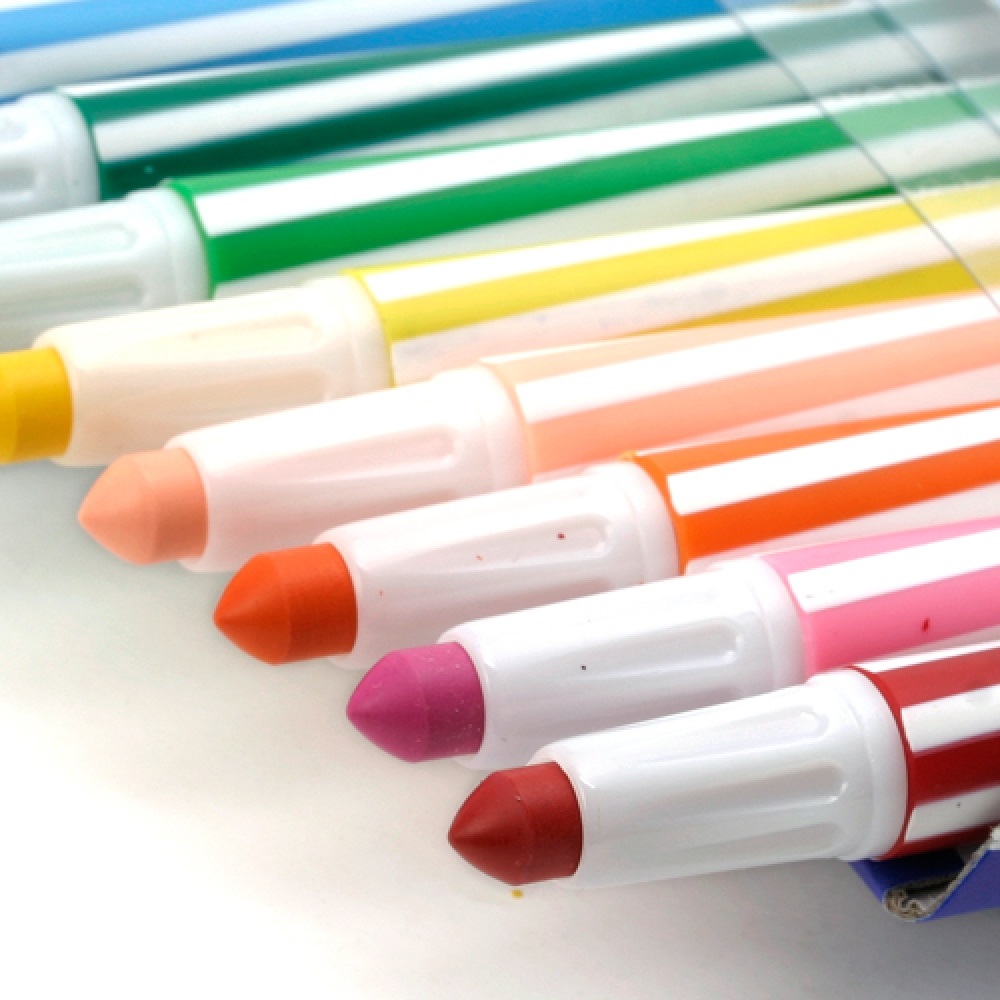 12색 슈퍼 샤프식색연필 / 돌돌이 미술 색연필