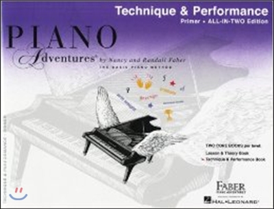 Piano Adventures All-In-Two Primer Tech. &amp; Perf.
