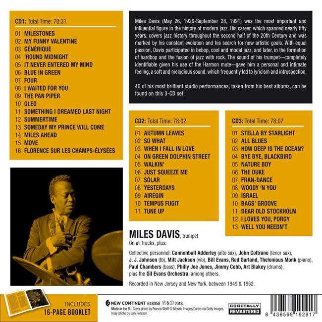 Miles Davis (마일즈 데이비스) - The Hits
