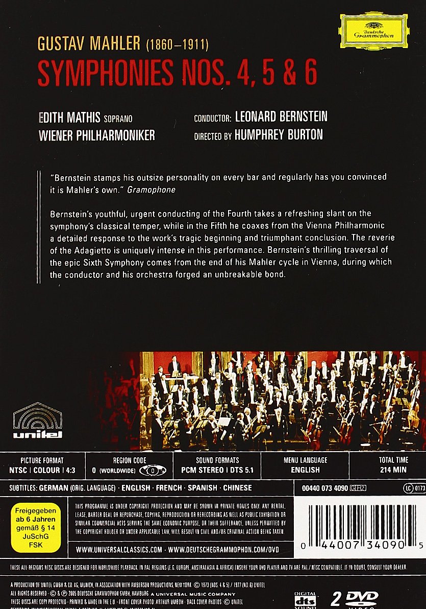 Leonard Bernstein 말러: 교향곡 4-6번 (Mahler: Symphonies Nos. 4-6)