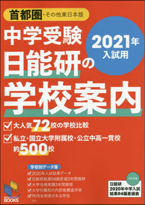 ’21 中學受驗日能硏の學校案內 首都圈