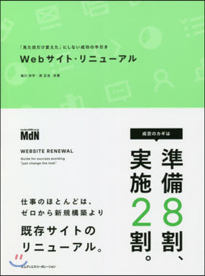 Webサイト.リニュ-アル 「見た目だけ變えた」にしない成功の手引