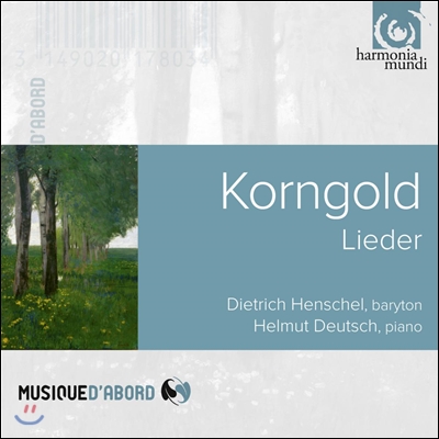 Dietrich Henschel 코른골트: 가곡집 (Erich Wolfgang Korngold: Lieder) 디트리히 헨셸